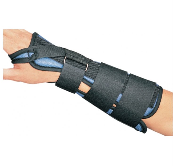 ProCare� Left Wrist Brace, Large-Wrist Brace ProCare� Aluminum / Foam / Tricot Left Hand Black Large