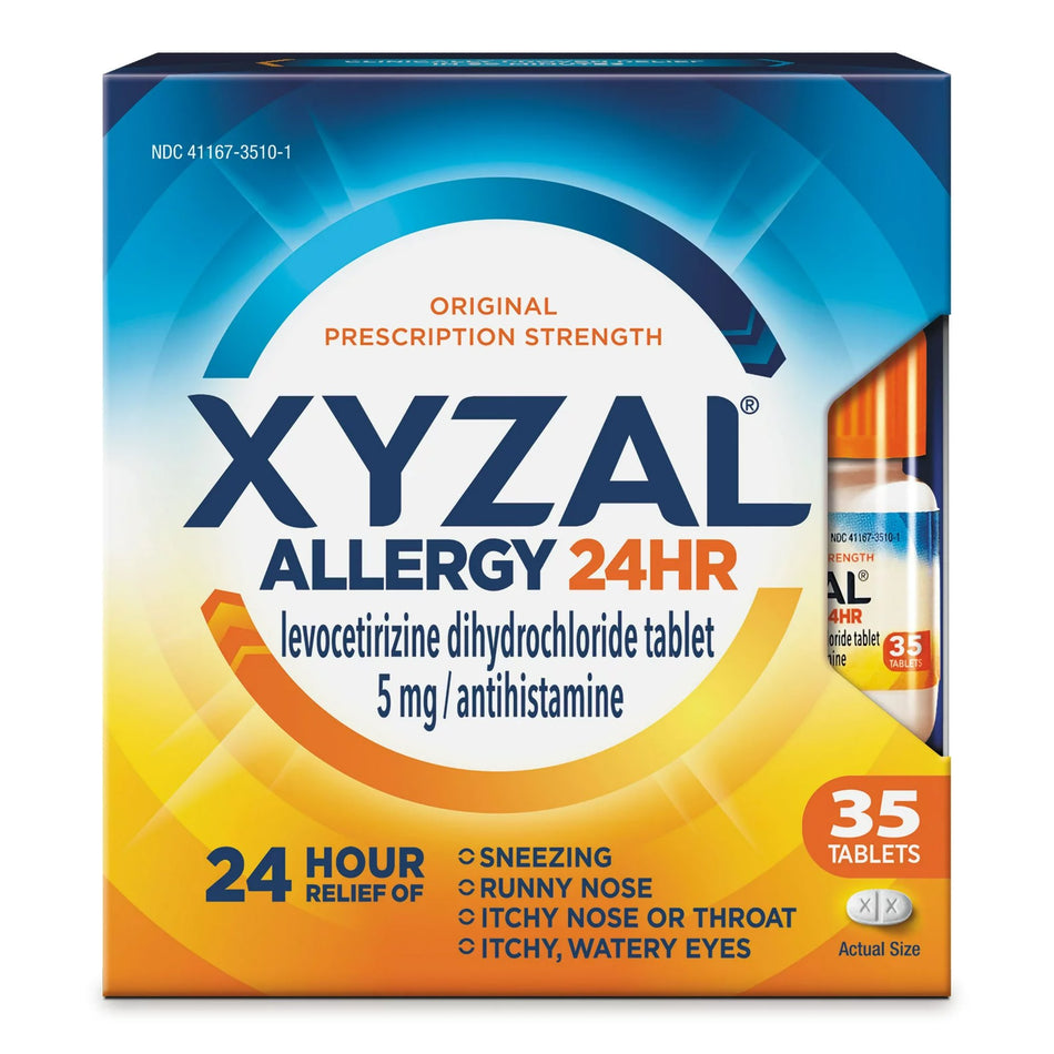 Xyzal� Allergy 24 HR Tablets-Allergy Relief XYZAL� Allergy 24HR 5 mg Strength Tablet 35 per Bottle