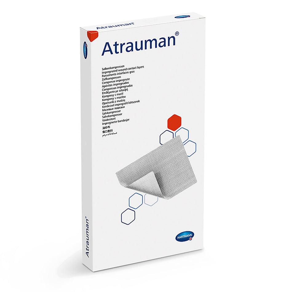 Atrauman� Impregnated Wound Contact Layer Dressing, 8 x 12 Inch-Impregnated Contact Layer Dressing Atrauman� 8 X 12 Inch Sterile