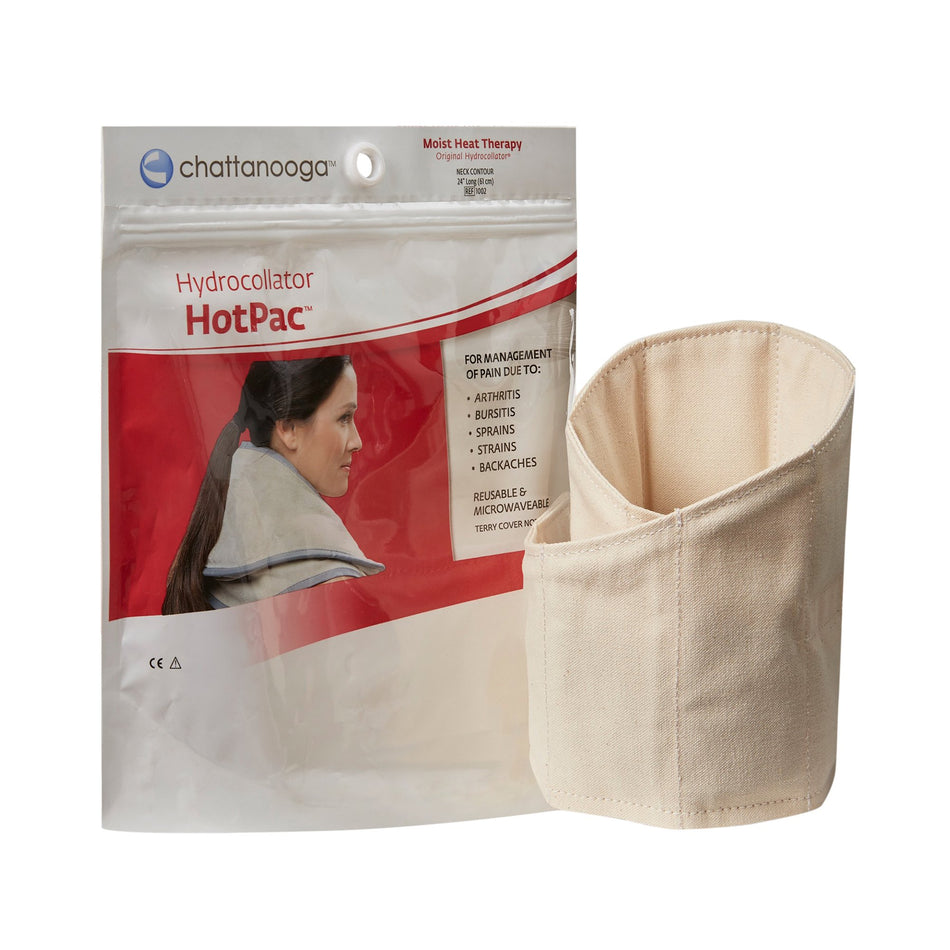 Hydrocollator� HotPac� Moist Heat Pad, Neck Contour-Moist Heat Therapy Pad HotPac� Contour Neck One Size Fits Most Canvas Reusable