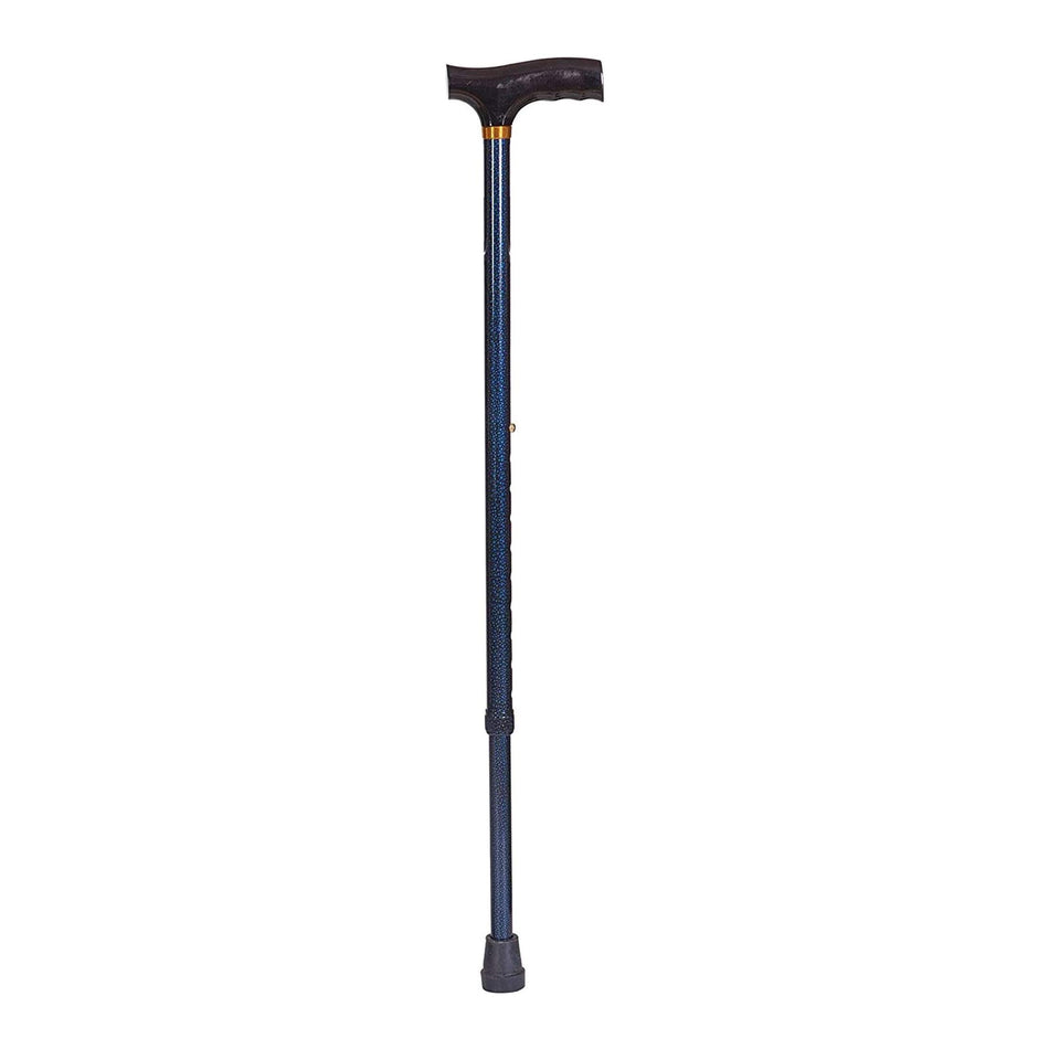 DMI� Lightweight Adjustable T-Handle Cane, Blue, 31 � 40 Inch Height-T-Handle Cane DMI� Lightweight Adjustable Aluminum 31 to 40 Inch Height Blue