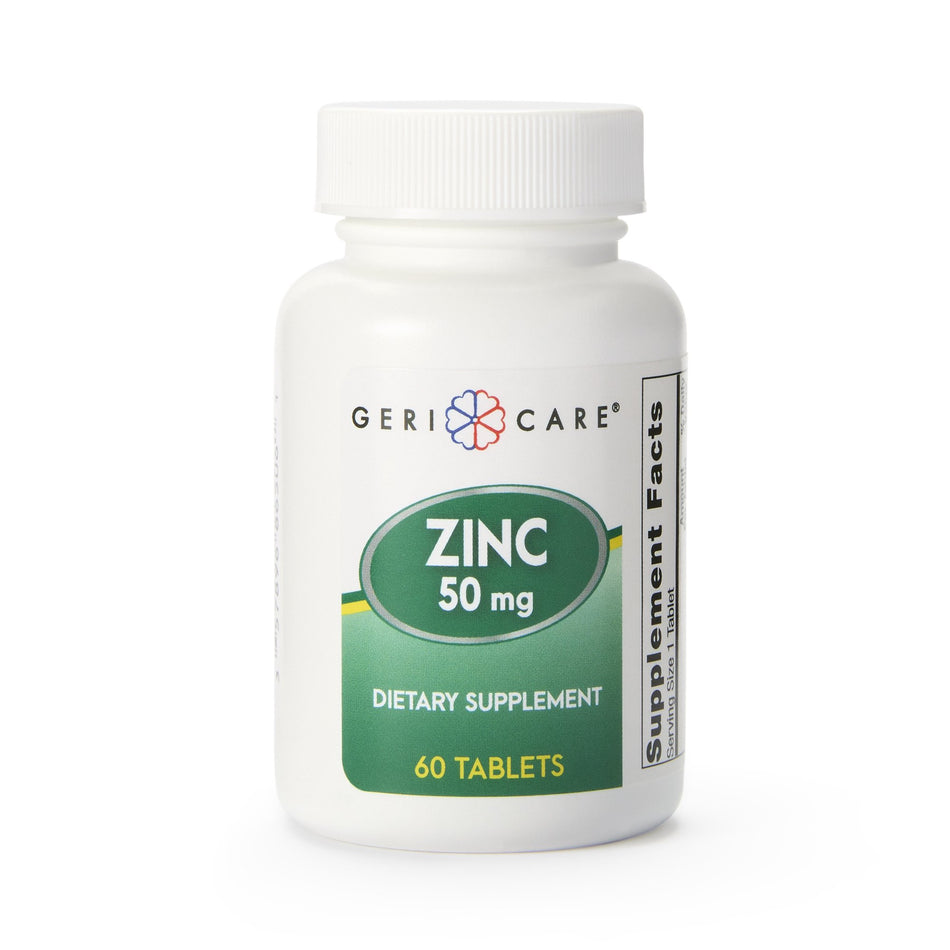 Geri-Care Zinc Sulfate Mineral Supplement-Mineral Supplement Geri-Care� Zinc Sulfate 50 mg Strength Tablet 60 per Bottle