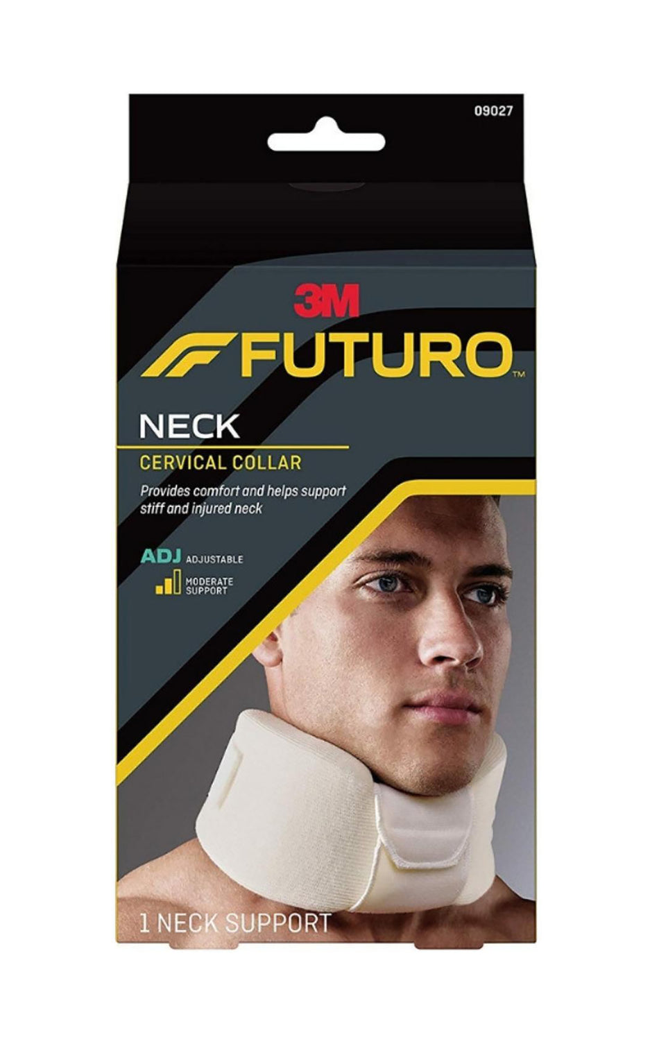 3M Futuro� Cervical Collar-Cervical Collar 3M� Futuro� Moderate Support Adult One Size Fits Most One-Piece / Chin Strap 2-1/2 to 5 Inch Height 11 to 20 Inch Circumference