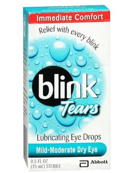 blink� Tears Lubricating Eye Drops Mild-Moderate Dry Eye-Eye Lubricant Blink Tears� 0.5 oz. Eye Drops