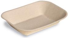 Chinet� Food Tray-Food Service Tray Chinet� 7 X 9 Inch Beige Molded Fiber