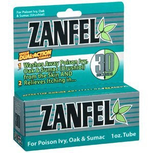 Zanfel Poison Ivy, Oak and Sumac Topical Cream-Itch Relief Zanfel� Cream 1 oz. Tube