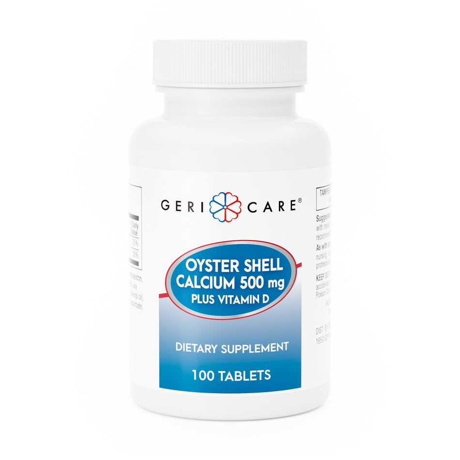 Geri-Care� Calcium / Vitamin D Joint Health Supplement-Joint Health Supplement Geri-Care� Calcium / Vitamin D 500 mg - 200 IU Strength Tablet 100 per Bottle