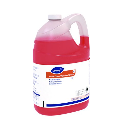 Floor Cleaner Diversey™ Stride® Liquid 1 gal. Jug Citrus Scent Manual Pour