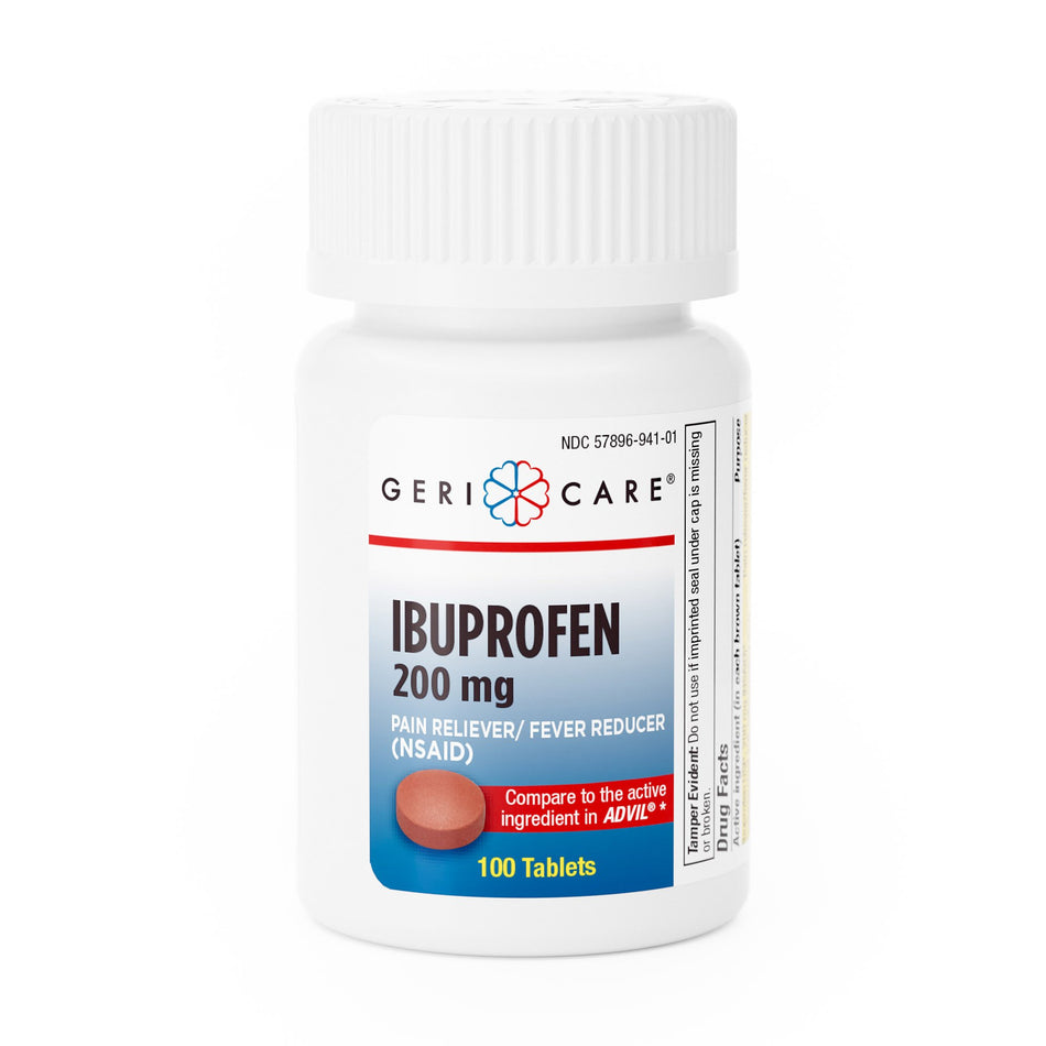 Geri-Care� Ibuprofen Pain Relief-Pain Relief Geri-Care� 200 mg Strength Ibuprofen Tablet 100 per Bottle