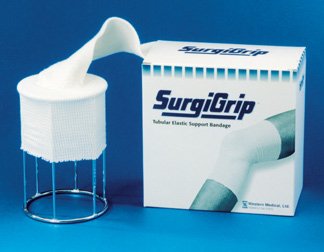 Surgigrip� Pull On Elastic Tubular Support Bandage, 6-3/4 Inch x 11 Yard-Elastic Tubular Support Bandage Surgigrip� 6-3/4 Inch X 11 Yard Small Trunk Pull On White NonSterile 8 to 12 mmHg