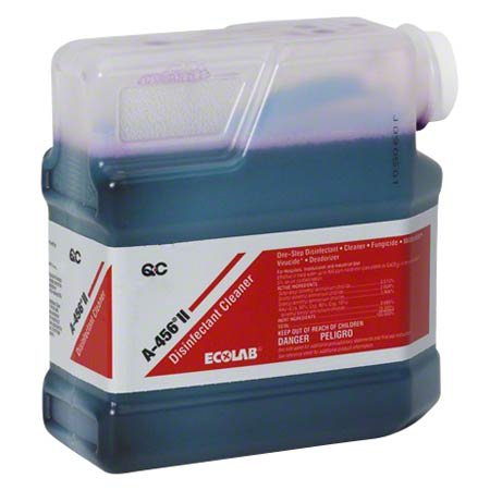 A-456� II Surface Disinfectant Cleaner-A-456� II Surface Disinfectant Cleaner Quaternary Based QC� Dispensing System Liquid Concentrate 1.3 Liter Cartridge Floral Scent NonSterile