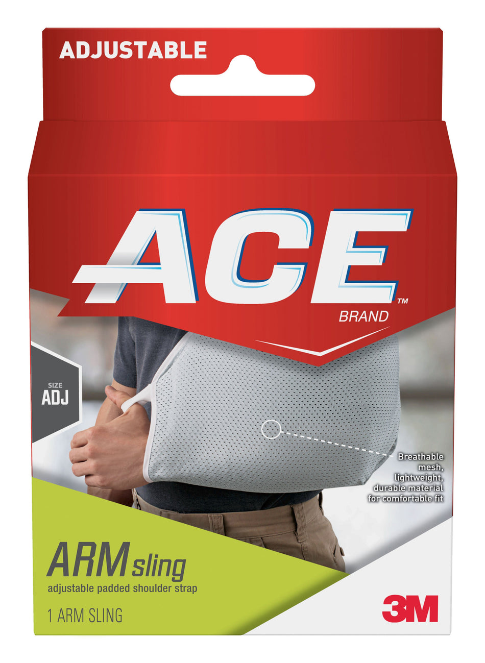 3M� Ace� Arm Sling, Adjustable, Breathable Mesh-Arm Sling with Padded Strap 3M� Ace� Buckle Closure / Adjustable Strap One Size Fits Most