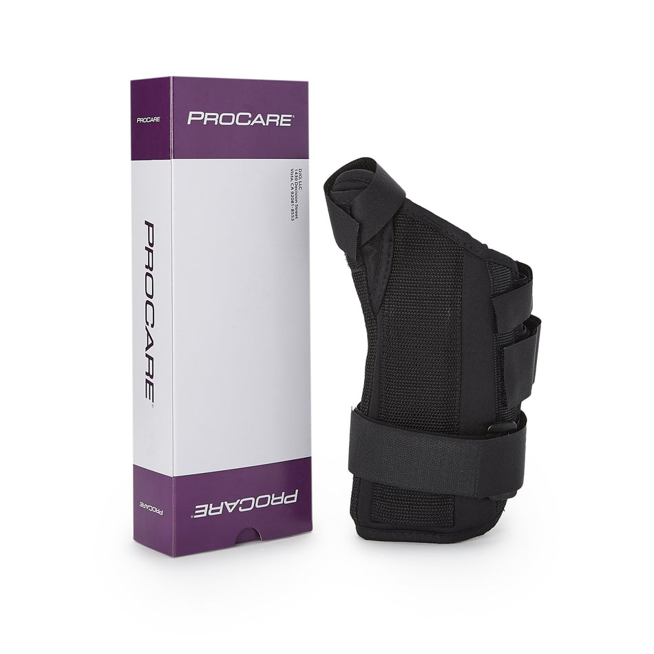 ProCare� ComfortForm� Left Wrist Brace with Abducted Thumb, Medium-Wrist Brace with Abducted Thumb ProCare� ComfortFORM� Aluminum / Foam / Spandex / Plastic Left Hand Black Medium