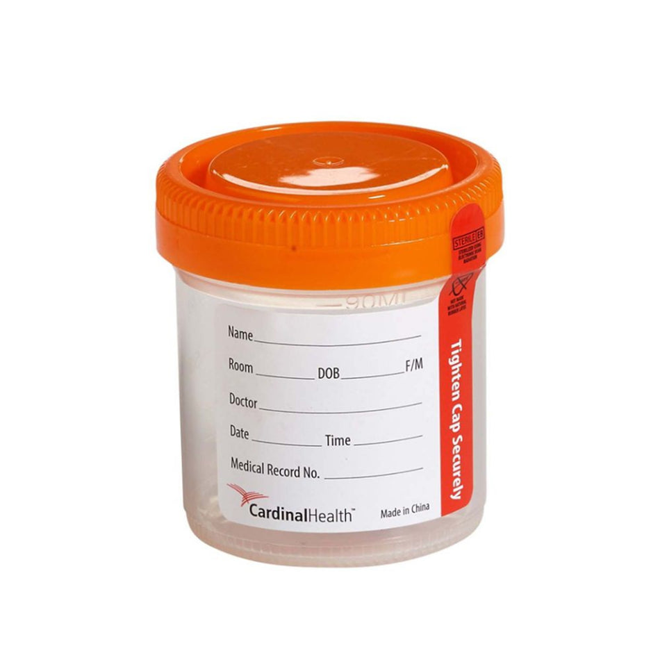 Cardinal Health� Specimen Container, 90 mL-Specimen Container Cardinal Health� 90 mL (3 oz.) Screw Cap Patient Information Sterile