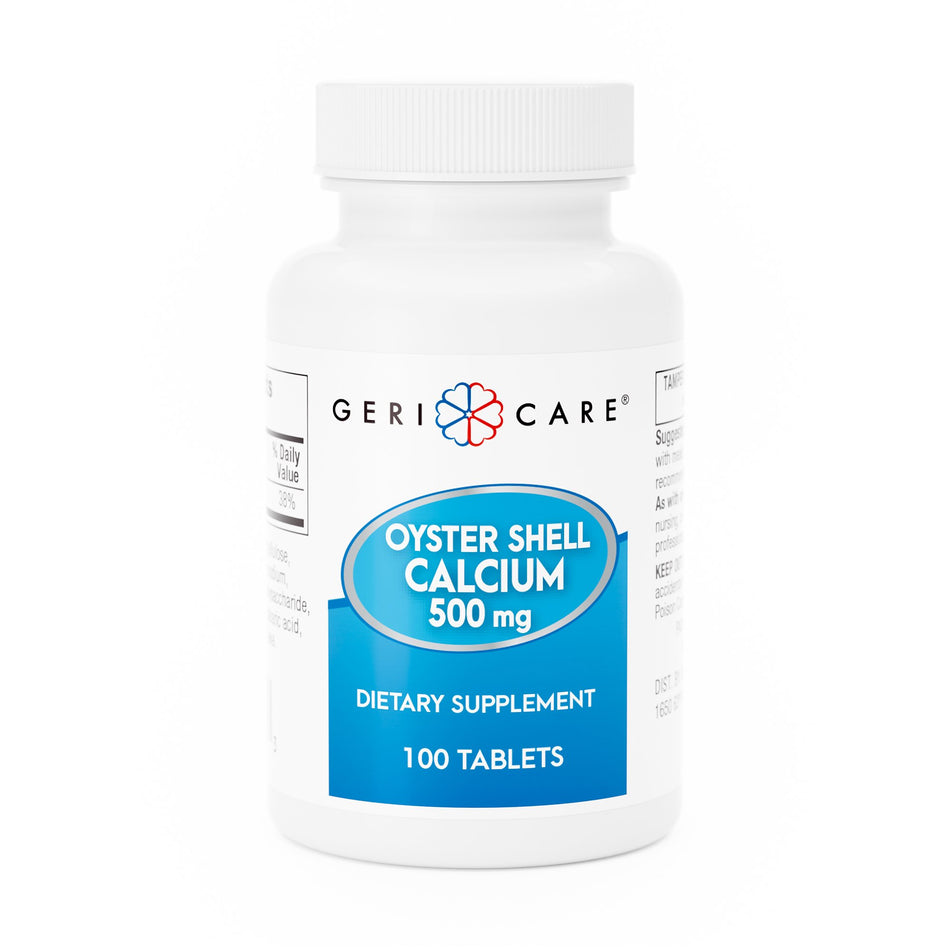 Geri-Care� Oyster Shell Calcium Joint Health Supplement-Joint Health Supplement Geri-Care� Oyster Shell 500 mg Strength Tablet 100 per Bottle