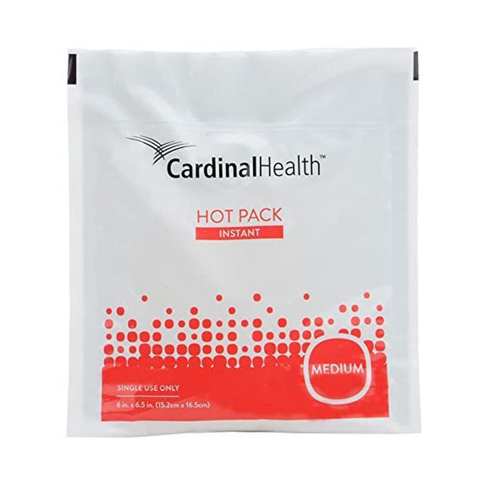 Cardinal Health� Instant Hot Pack, 6 x 6� Inch-Instant Hot Pack Cardinal Health� General Purpose Medium Plastic / Sodium Thiosulfate Disposable