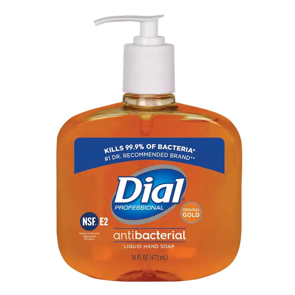 Dial� Antimicrobial Soap 16 oz. Pump Bottle-Antimicrobial Soap Dial� Gold Liquid 16 oz. Pump Bottle Scented