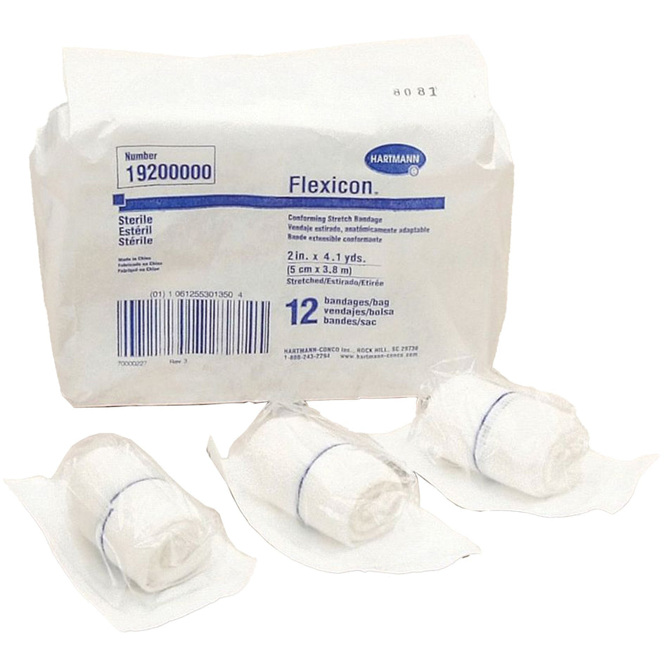 Flexicon� Sterile Conforming Bandage, 2 Inch x 4-1/10 Yard, 1-Ply-Conforming Bandage Flexicon� 2 Inch X 4-1/10 Yard 1-Ply Sterile 1 per Pack