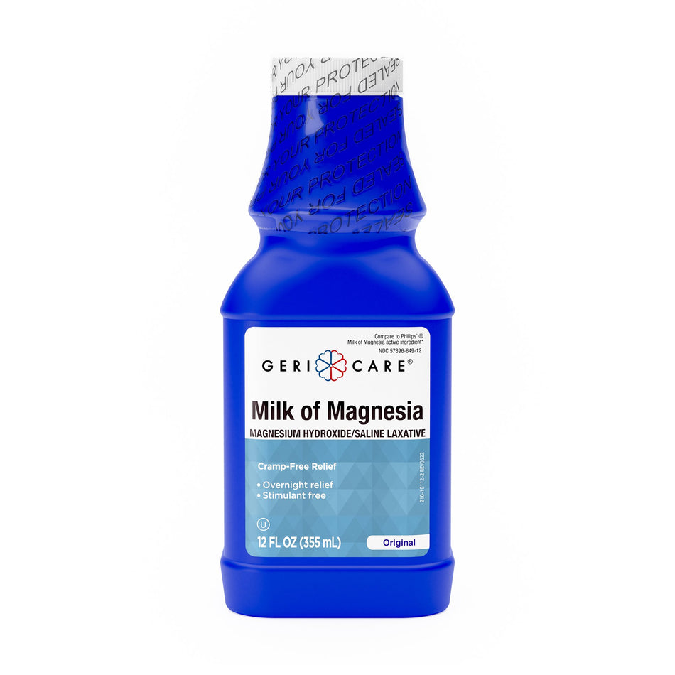 Geri-Care� Magnesium Hydroxide Saline Laxative-Laxative Geri-Care� Original Flavor Liquid 12 oz. 1200 mg Strength Magnesium Hydroxide