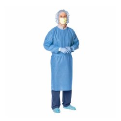 Cardinal Health� Protective Procedure Gown-Protective Procedure Gown X-Large Blue NonSterile Not Rated Disposable