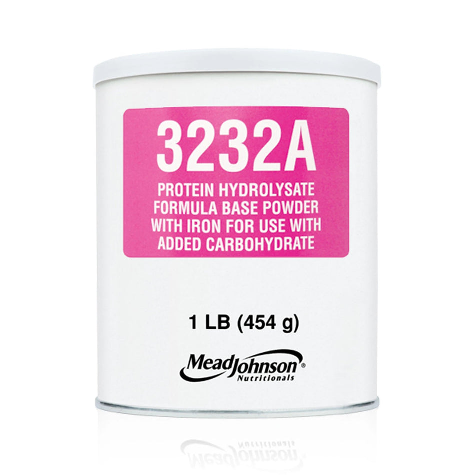 3232A Protein Hydrolysate Formula Base Powder with Iron for Use with Added Carbohydrate, 1 lb. can-Pediatric Oral Supplement 3232A Protein Hydrolysate Formula Unflavored 1 lb. Can Powder Protein Hydrolysate Carbohydrate Metabolism Disorders