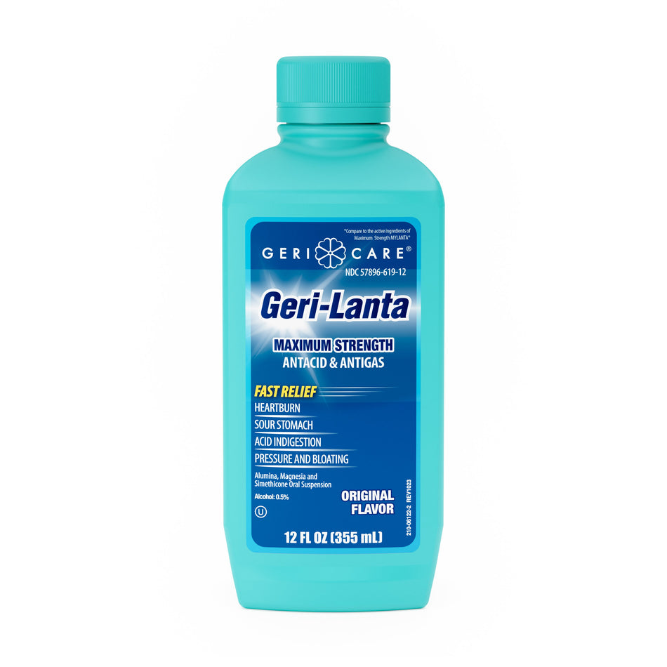 Geri-Care� Antacid, 12 fl. Oz.-Antacid Geri-Care� 400 mg - 40 mg Strength Oral Suspension 12 oz.