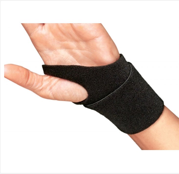 ProCare� Wrist Support, One Size Fits Most-Wrist Support ProCare� Wraparound / Wristlet Nylon Left or Right Wrist Black One Size Fits Most