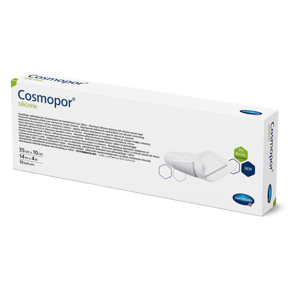 Cosmopor� Adhesive Dressing, 4 x 13� Inch-Island Dressing Cosmopor� Steril 4 X 14 Inch Rectangle Sterile