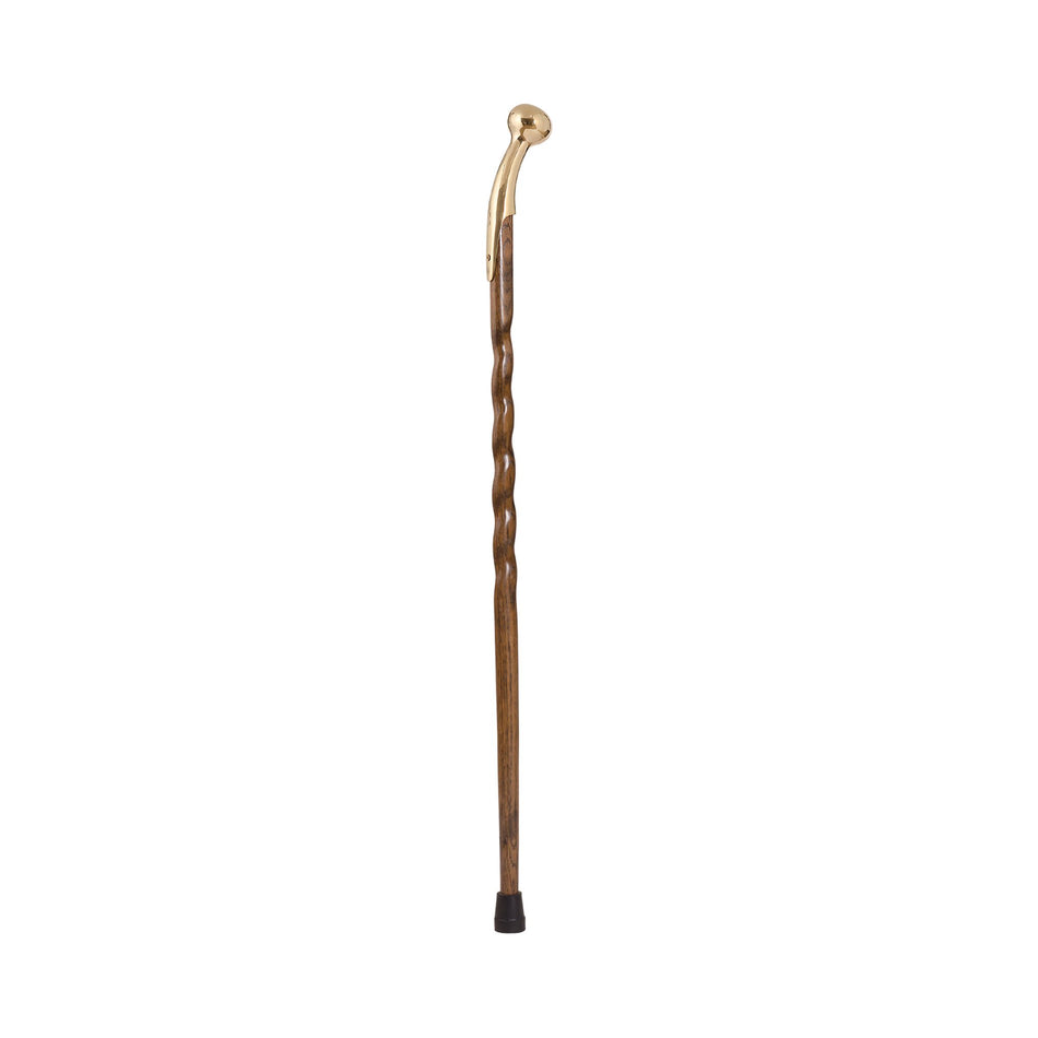 Brazos� Twisted Oak Cane, 37-Inch Height, Brown-Walking Stick Brazos� Twisted Wood 40 Inch Height Brown Oak