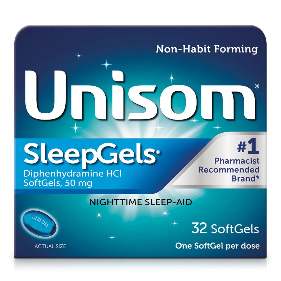 Unisom� SleepGels-Sleep Aid Unisom� Sleepgels� 32 per Box Softgel 50 mg