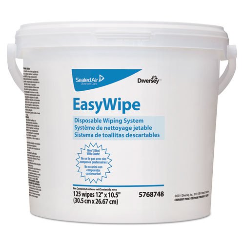 EasyWipe Surface Cleaner-Task Wipe Diversey� EasyWipe Refill White NonSterile 8-5/8 X 24-7/8 Inch Disposable