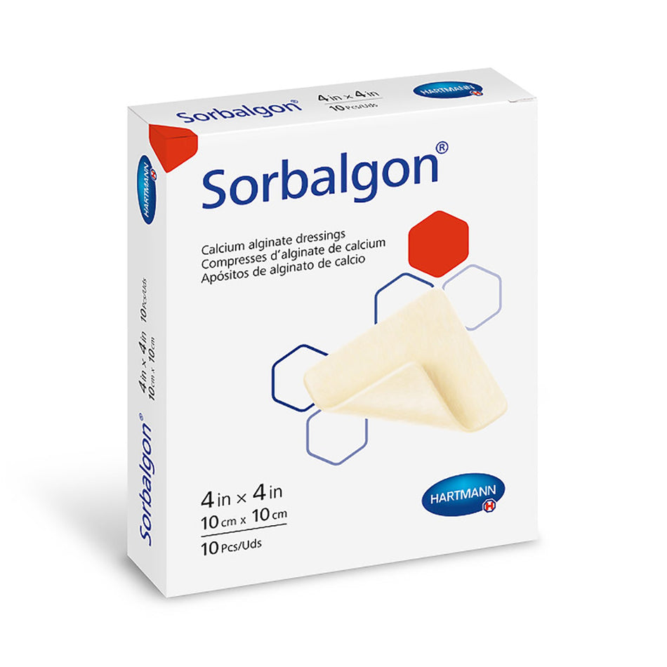 Sorbalgon� Calcium Alginate Dressing, 2 x 2 Inch-Alginate Dressing Sorbalgon� 2 X 2 Inch Square