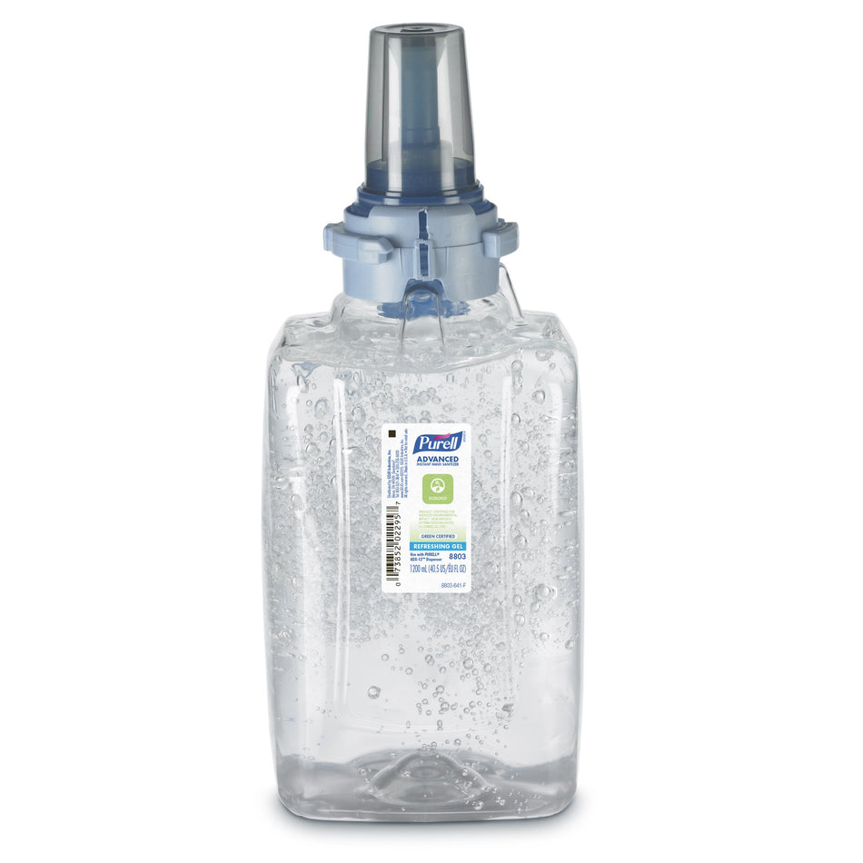 Hand Sanitizer Purell® Advanced 1,200 mL Ethyl Alcohol Gel Dispenser Refill Bottle