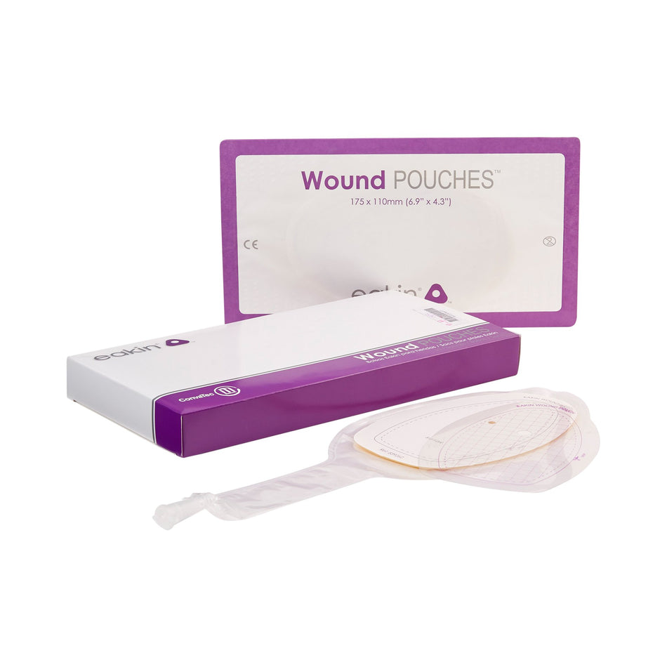 Eakin® Fistula and Wound Drainage Pouch, 4-3/10 x 6-9/10 Inch