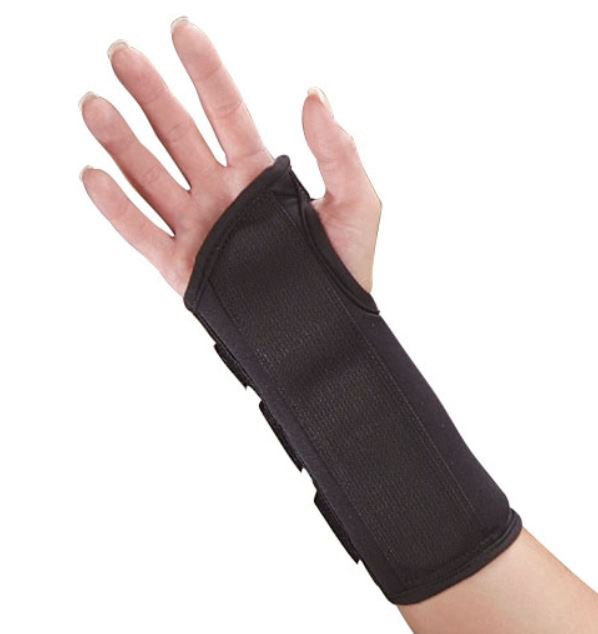 Wrist Brace Polyester Foam / Nylon / Tricot Right Hand Black X-Large