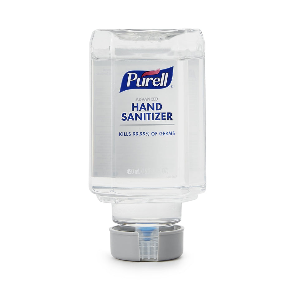 Hand Sanitizer Purell® Advanced 450 mL Ethyl Alcohol Gel Dispenser Refill Bottle