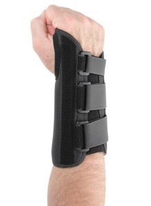 Wrist / Forearm Brace Ossur® Formfit® Aluminum / Cotton / Polyester Right Hand Black Large