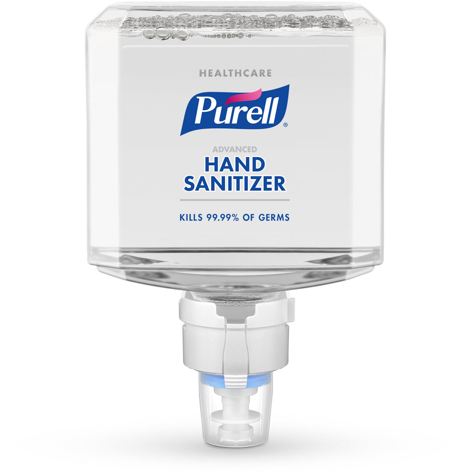 Hand Sanitizer Purell® Healthcare Advanced 1,200 mL Ethyl Alcohol Foaming Dispenser Refill Bottle