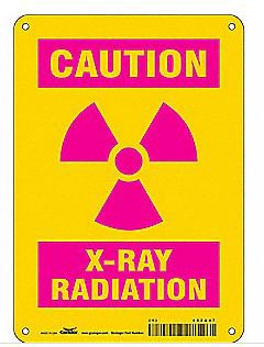 Wall Sign Caution Caution X-Ray Radiation