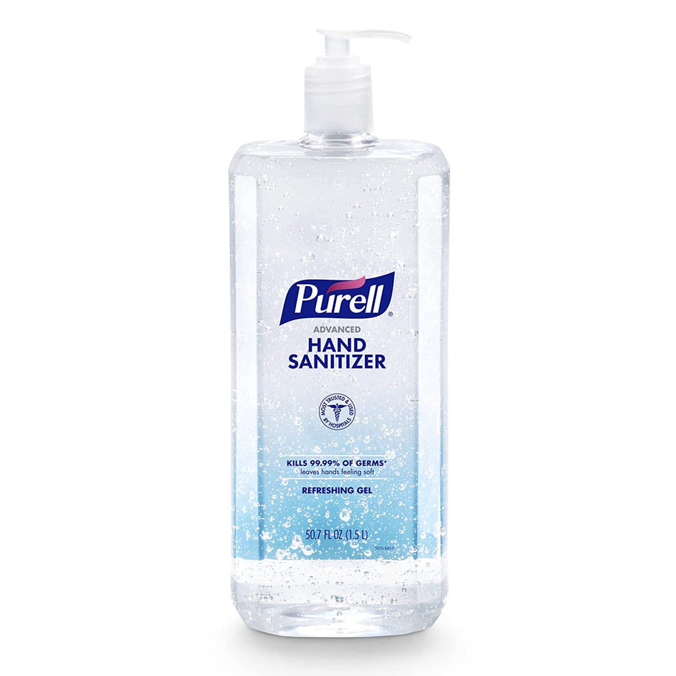 Hand Sanitizer Purell® Advanced 1.5 Liter Ethyl Alcohol Gel Pump Bottle