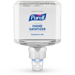 Hand Sanitizer Purell® Healthcare Advanced Gentle & Free 1,200 mL Ethyl Alcohol Foaming Dispenser Refill Bottle