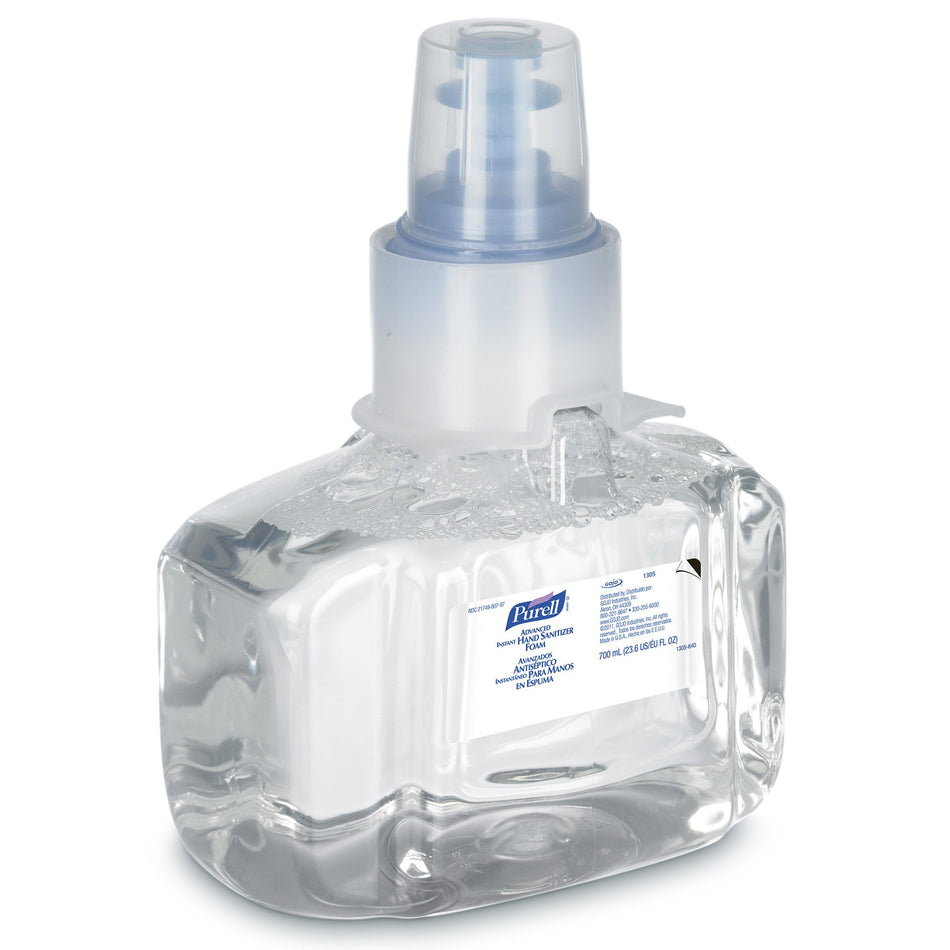 Hand Sanitizer Purell® Advanced 700 mL Ethyl Alcohol Foaming Dispenser Refill Bottle