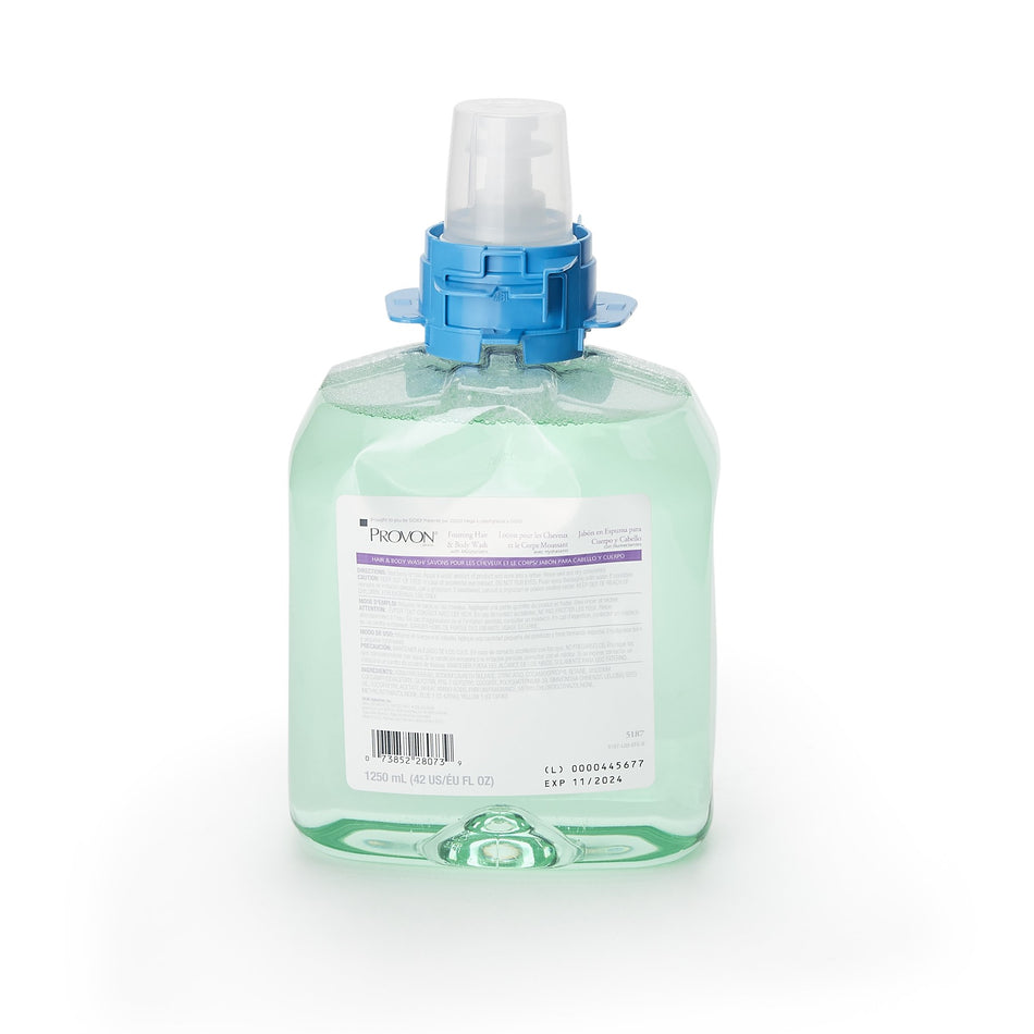 Shampoo and Body Wash PROVON® 1250 mL Dispenser Refill Bottle Cucumber Melon Scent