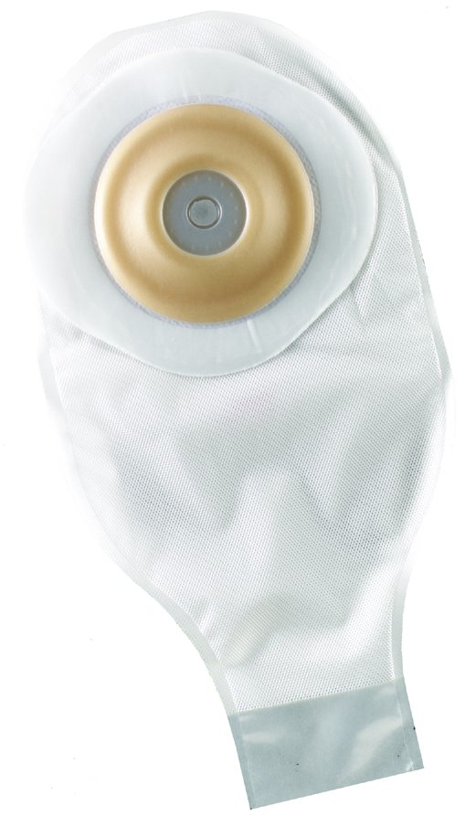 ActiveLife® One-Piece Drainable Transparent Colostomy Pouch, 12 Inch Length, 1¾ Inch Stoma