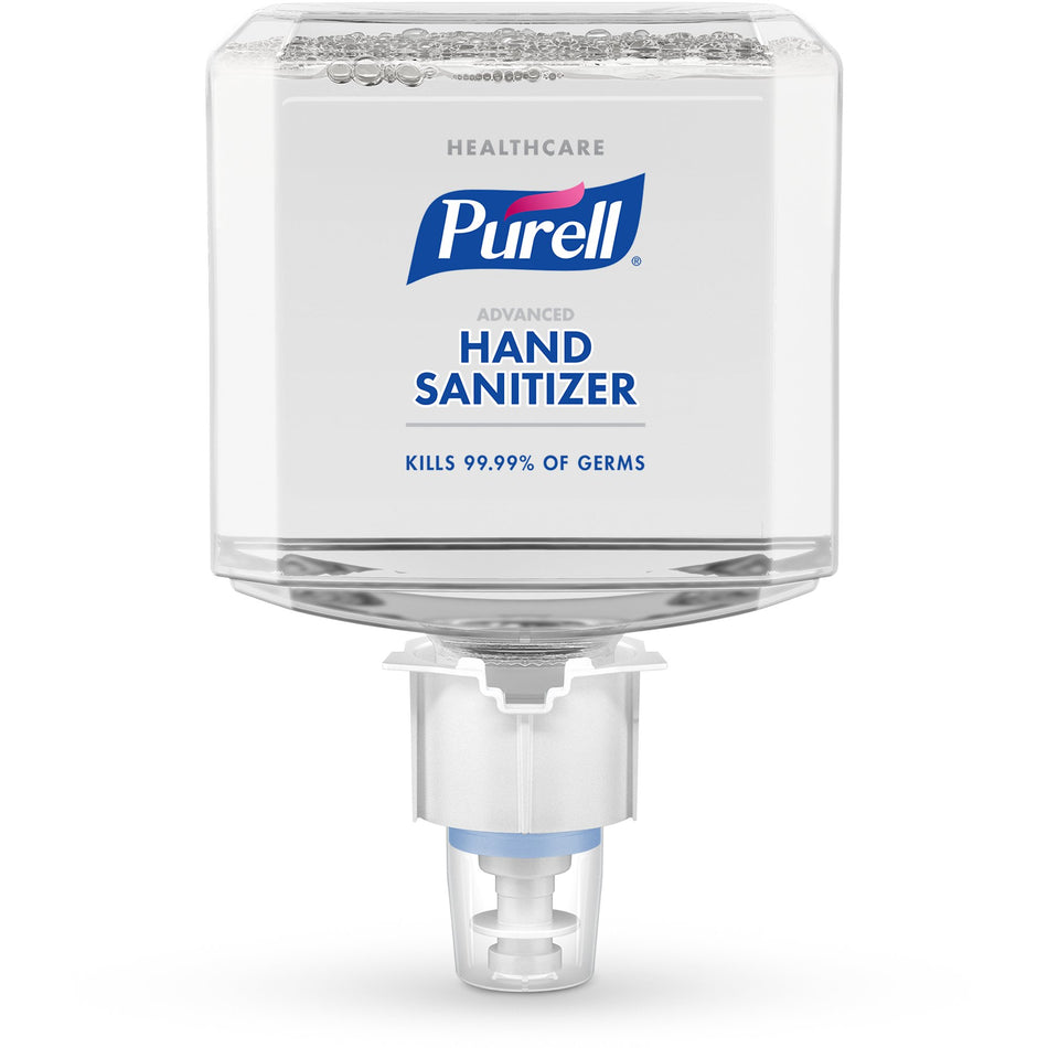 Hand Sanitizer Purell® Healthcare Advanced 1,200 mL Ethyl Alcohol Foaming Dispenser Refill Bottle