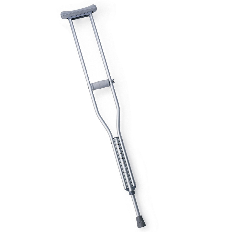 Underarm Crutches Guardian Youth 4 Foot 6 Inch to 5 Foot 2 Inch User Height Aluminum Frame 300 lbs. Weight Capacity