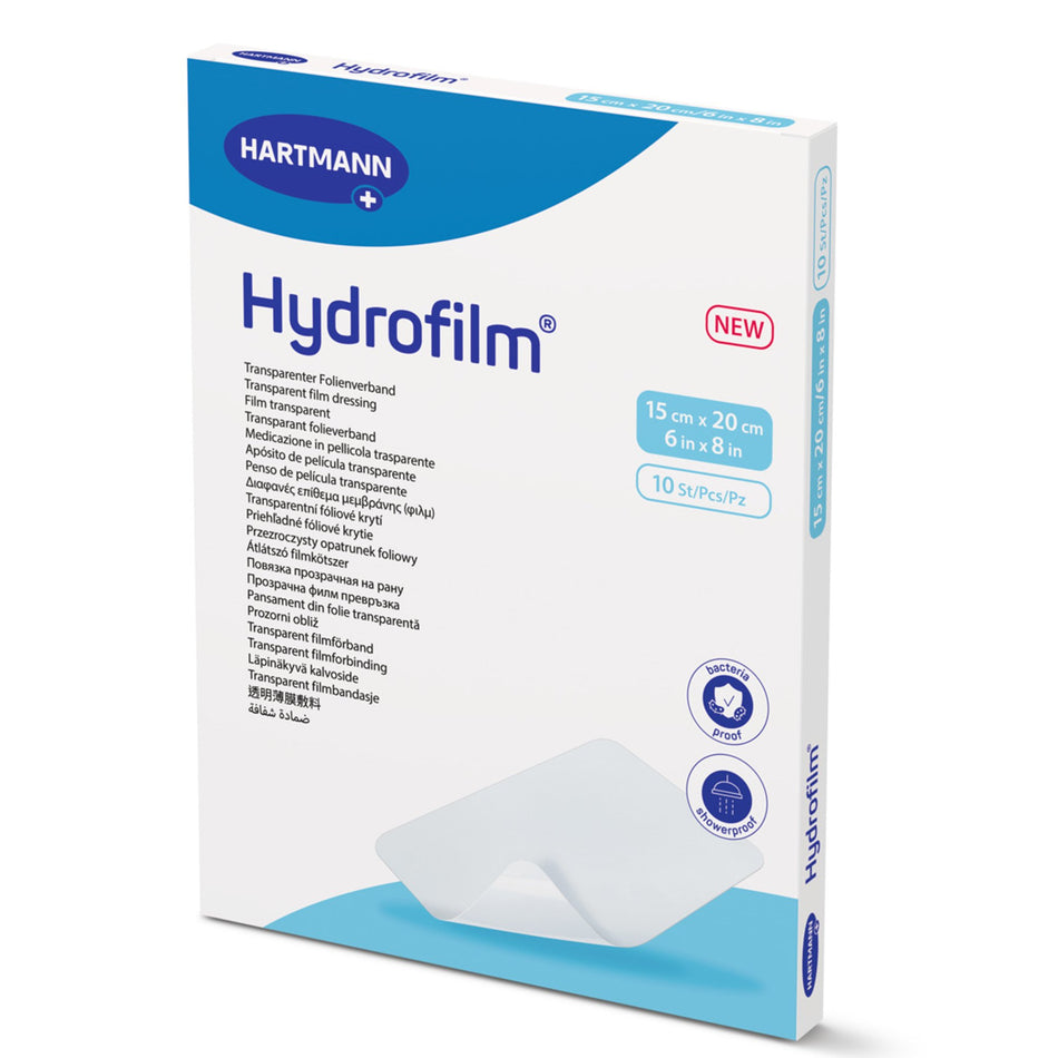 Transparent Film Dressing Hydrofilm® 6 X 8 Inch 4 Tab Delivery Rectangle Sterile