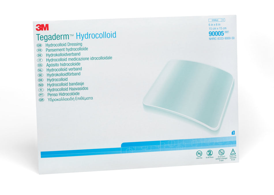 3M™ Tegaderm™ Hydrocolloid Dressing, 6 x 6 Inch