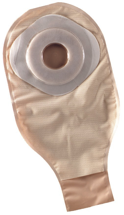 ActiveLife® One-Piece Drainable Transparent Colostomy Pouch, 12 Inch Length, 1¼ Inch Stoma