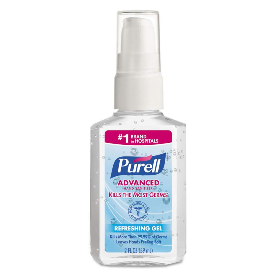 Hand Sanitizer Purell® Advanced 2 oz. Ethyl Alcohol Gel Pump Bottle
